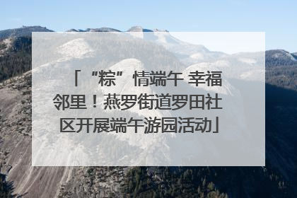 “粽”情端午 幸福邻里！燕罗街道罗田社区开展端午游园活动