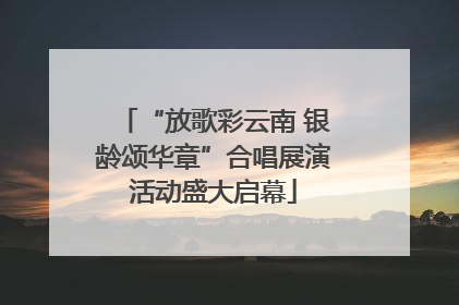 “放歌彩云南 银龄颂华章”合唱展演活动盛大启幕