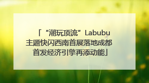 “潮玩顶流”Labubu主题快闪西南首展落地成都 首发经济引擎再添动能