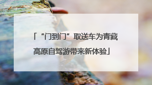 “门到门”取送车为青藏高原自驾游带来新体验