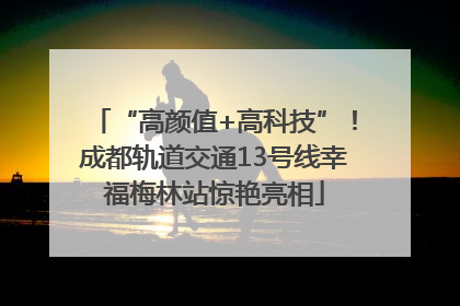 “高颜值+高科技”！成都轨道交通13号线幸福梅林站惊艳亮相