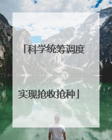 科学统筹调度实现抢收抢种