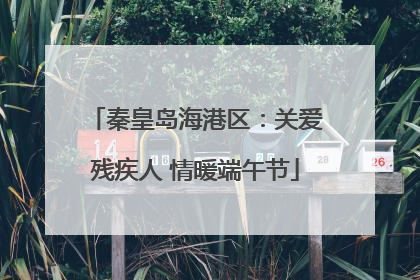 秦皇岛海港区：关爱残疾人 情暖端午节