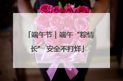 端午节｜端午“粽情长” 安全不打烊
