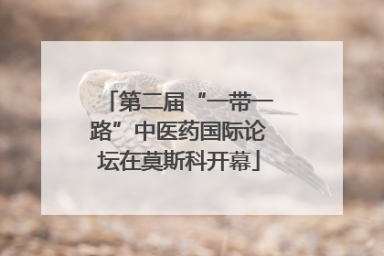 第二届“一带一路”中医药国际论坛在莫斯科开幕