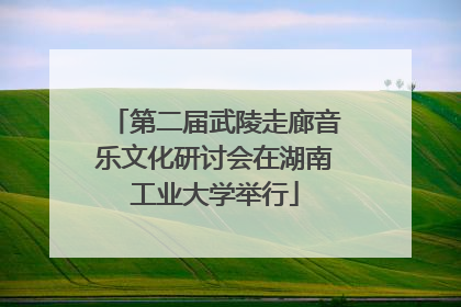 第二届武陵走廊音乐文化研讨会在湖南工业大学举行