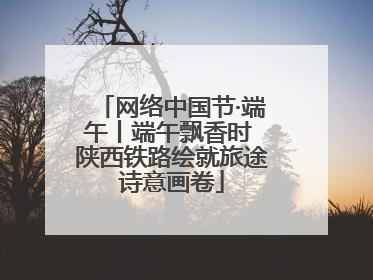 网络中国节·端午丨端午飘香时 陕西铁路绘就旅途诗意画卷