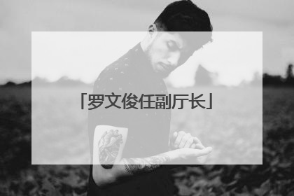 罗文俊任副厅长