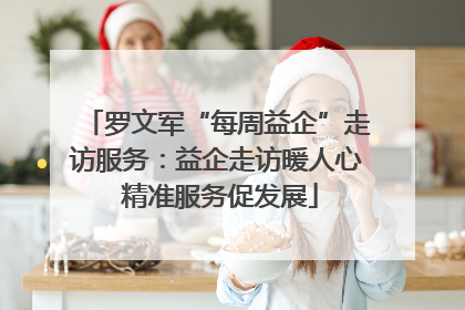 罗文军“每周益企”走访服务：益企走访暖人心 精准服务促发展