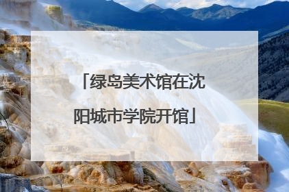 绿岛美术馆在沈阳城市学院开馆