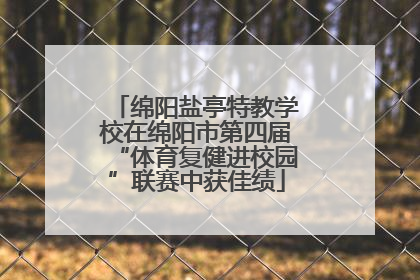 绵阳盐亭特教学校在绵阳市第四届“体育复健进校园”联赛中获佳绩