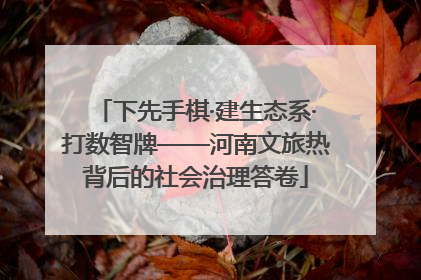 下先手棋·建生态系·打数智牌——河南文旅热背后的社会治理答卷