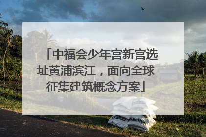 中福会少年宫新宫选址黄浦滨江，面向全球征集建筑概念方案