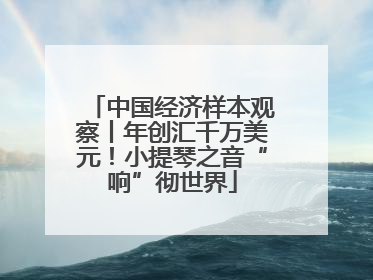 中国经济样本观察丨年创汇千万美元！小提琴之音“响”彻世界