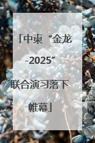 中柬“金龙-2025”联合演习落下帷幕