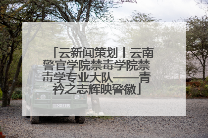 云新闻策划丨云南警官学院禁毒学院禁毒学专业大队——青衿之志辉映警徽