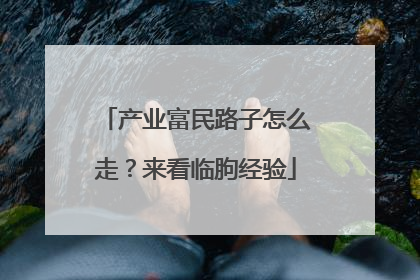 产业富民路子怎么走？来看临朐经验