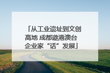 从工业遗址到文创高地 成都邀港澳台企业家“话”发展