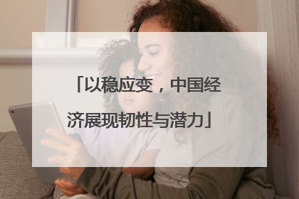 以稳应变，中国经济展现韧性与潜力