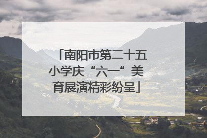南阳市第二十五小学庆“六一”美育展演精彩纷呈