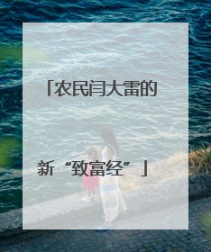 农民闫大雷的新“致富经”