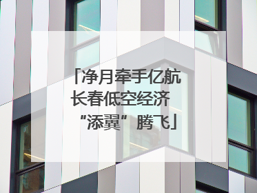 净月牵手亿航 长春低空经济“添翼”腾飞
