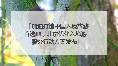 加速打造中国入境旅游首选地，北京优化入境游服务行动方案发布