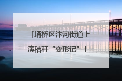 埇桥区汴河街道上演秸秆“变形记”