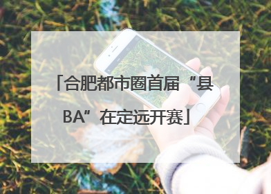 合肥都市圈首届“县BA”在定远开赛