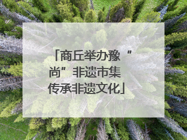 商丘举办豫“尚”非遗市集 传承非遗文化