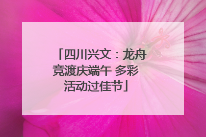 四川兴文：龙舟竞渡庆端午 多彩活动过佳节