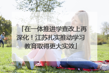 在一体推进学查改上再深化！江苏扎实推动学习教育取得更大实效
