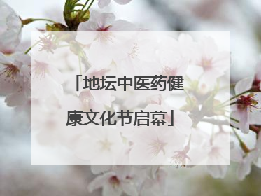 地坛中医药健康文化节启幕