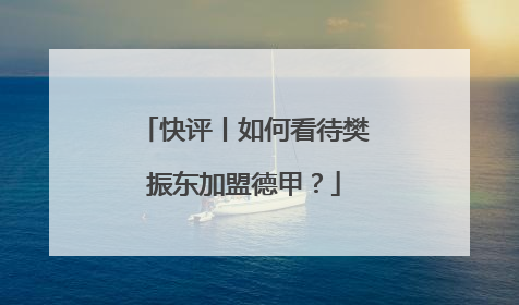 快评丨如何看待樊振东加盟德甲？