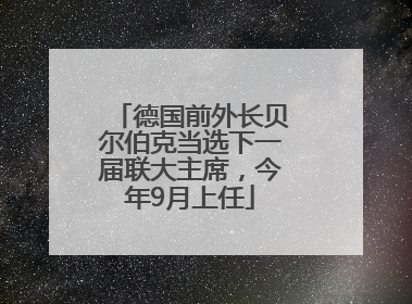 德国前外长贝尔伯克当选下一届联大主席，今年9月上任