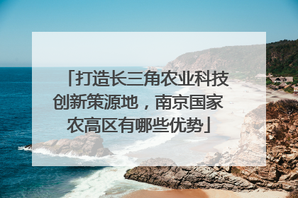打造长三角农业科技创新策源地，南京国家农高区有哪些优势