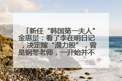 新任“韩国第一夫人”金惠景：看了李在明日记，决定嫁“潜力股”，曾是钢琴老师，一开始并不支持丈夫从政