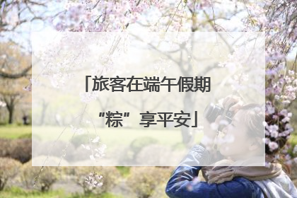旅客在端午假期“粽”享平安