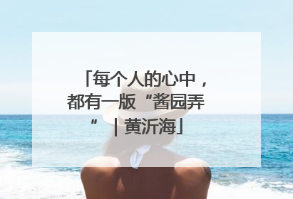 每个人的心中，都有一版“酱园弄”｜黄沂海