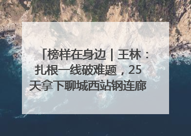 榜样在身边｜王林：扎根一线破难题，25天拿下聊城西站钢连廊“硬核”工程