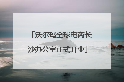 沃尔玛全球电商长沙办公室正式开业