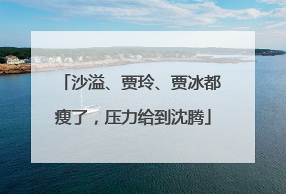 沙溢、贾玲、贾冰都瘦了，压力给到沈腾