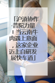 沪滇协作·普陀力量〡当云南牛肉遇上意面，这家企业迈上自研发展快车道