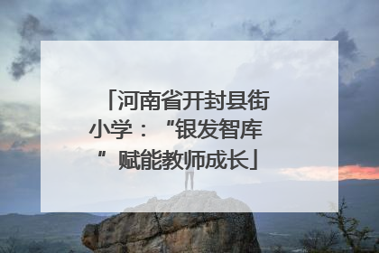 河南省开封县街小学：“银发智库”赋能教师成长