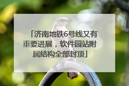 济南地铁6号线又有重要进展，软件园站附属结构全部封顶