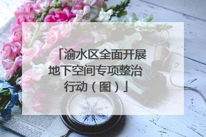 渝水区全面开展地下空间专项整治行动（图）
