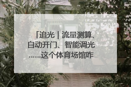 追光｜流量测算、自动开门、智能调光……这个体育场馆咋这么先进？