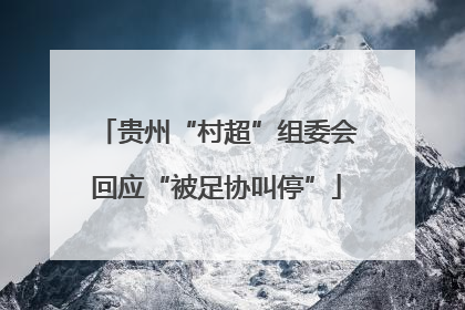 贵州“村超”组委会回应“被足协叫停”
