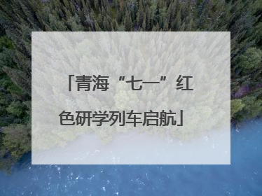 青海“七一”红色研学列车启航