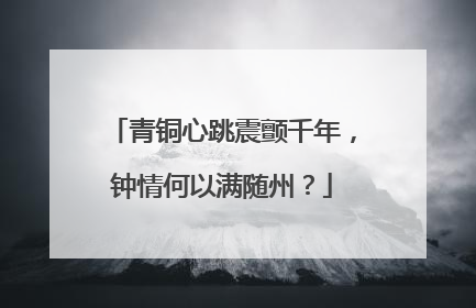青铜心跳震颤千年，钟情何以满随州？